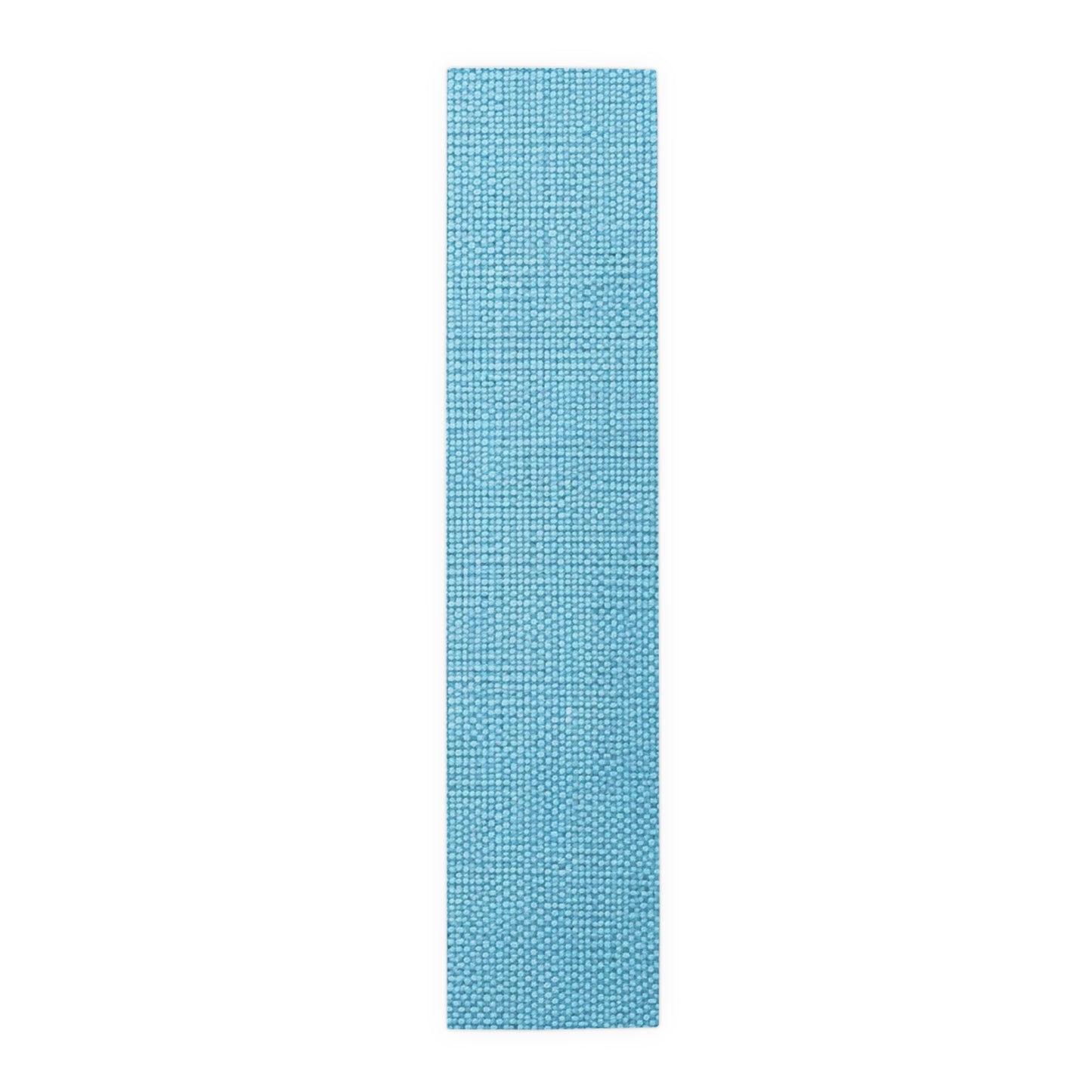 Bright Aqua Teal: Denim-Inspired Refreshing Blue Summer Fabric - Table Runner (Cotton, Poly)