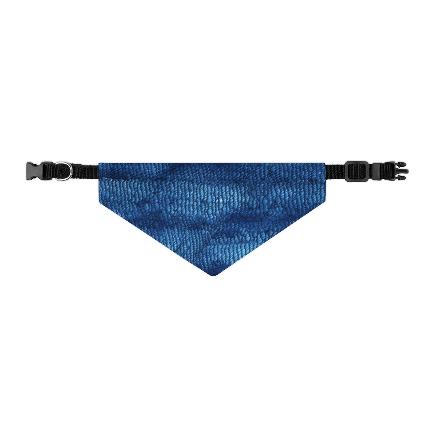 Blue Spectrum: Denim-Inspired Fabric Light to Dark - Dog & Pet Bandana Collar