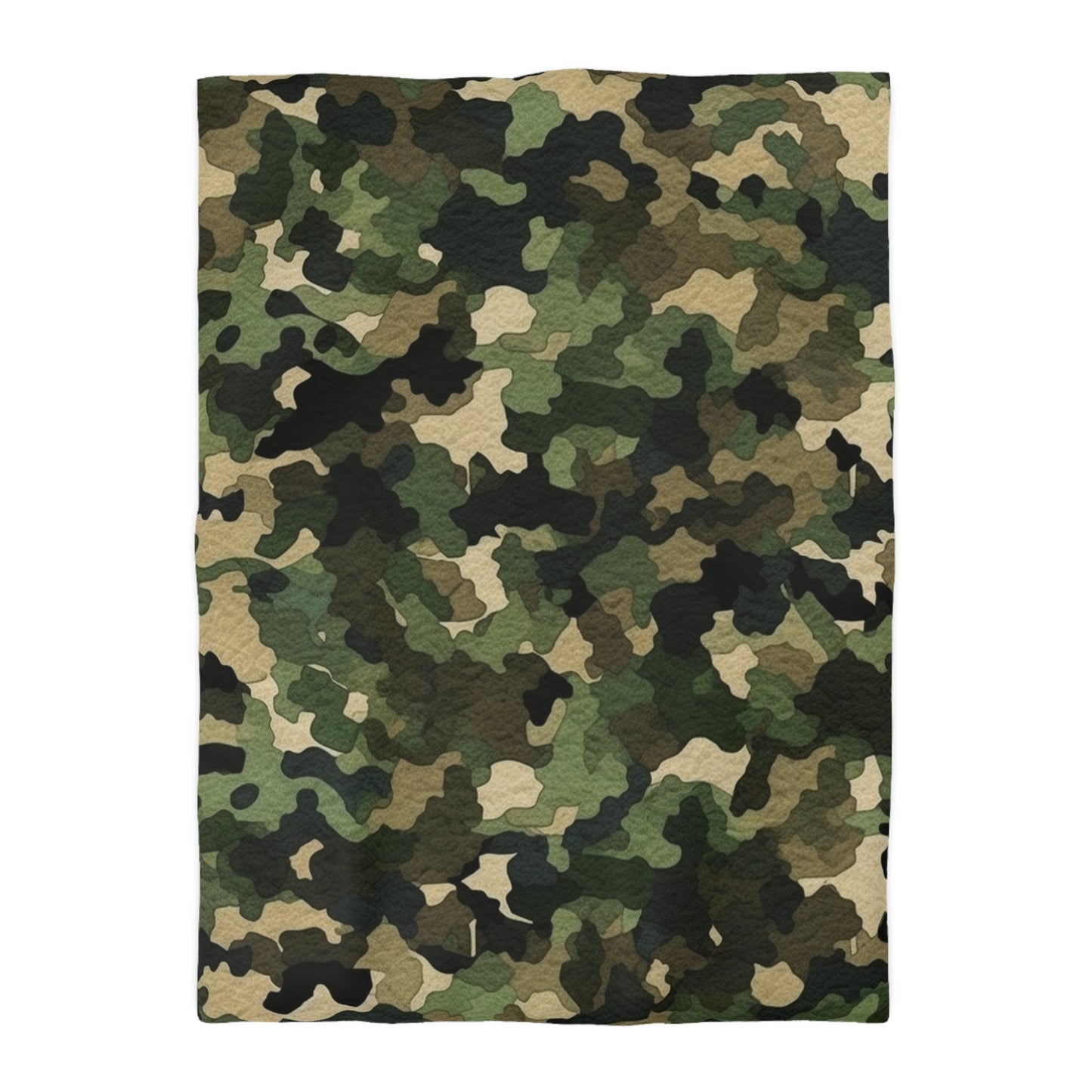 Classic Camo | Camouflage Wrap | Traditional Camo - Microfiber Duvet Cover