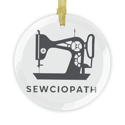 Sewing Sociopath Machine - Glass Ornament Bundles