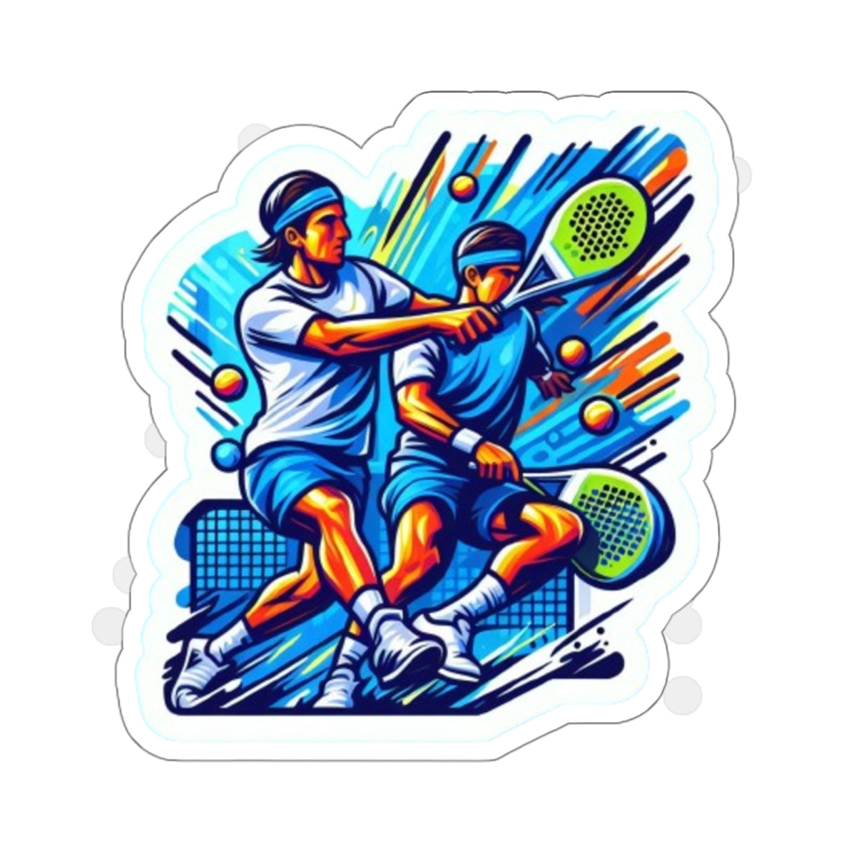 Padel - Kiss-Cut Stickers