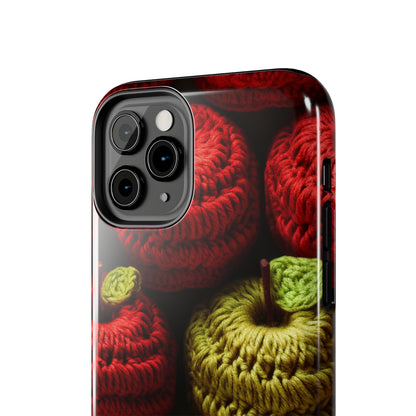 Crochet Apple Amigurumi - Big American Red Apples - Healthy Fruit Snack Design - Tough Phone Cases