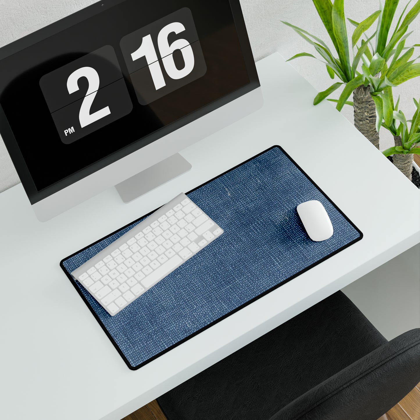 Blue faux Denim Design - Desk Mats