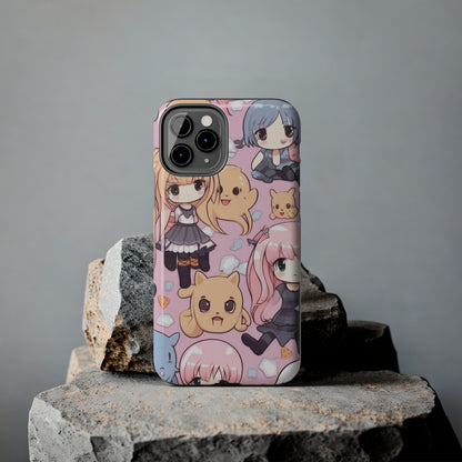 Kawaii Anime Girls: Cute and Adorable Manga Inspired Design - Tough Phone Cases