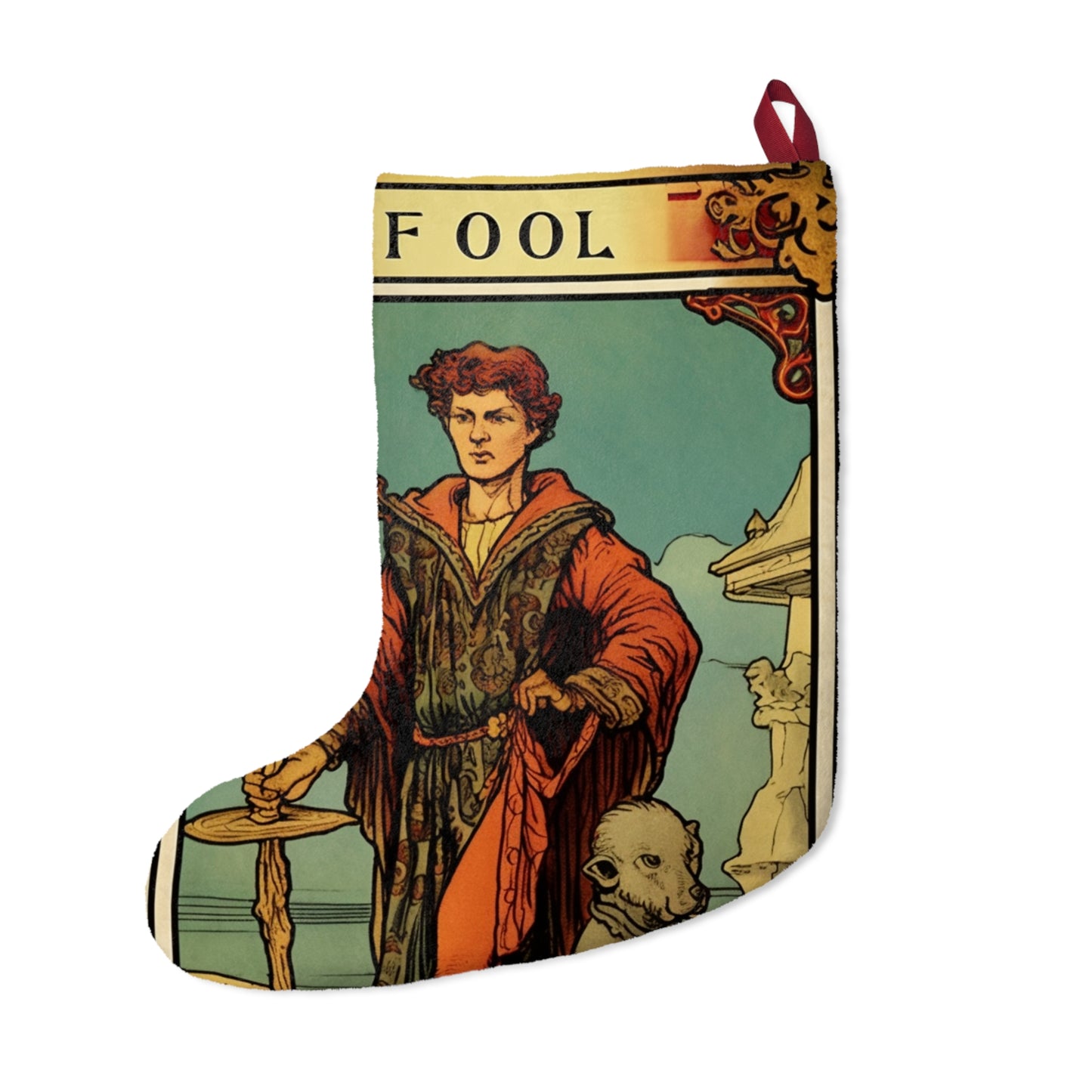 Mystical Tarot - Artistic Depiction of The Fool Card - Christmas Stockings