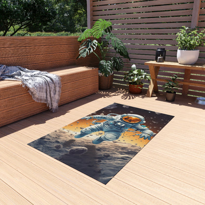 Galactic Adventurer - Celestial Star Art: Deep Space Exploration - Outdoor Rug