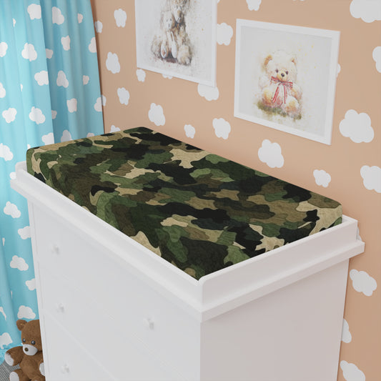 Classic Camo | Camouflage Wrap | Traditional Camo - Baby Changing Pad Cover