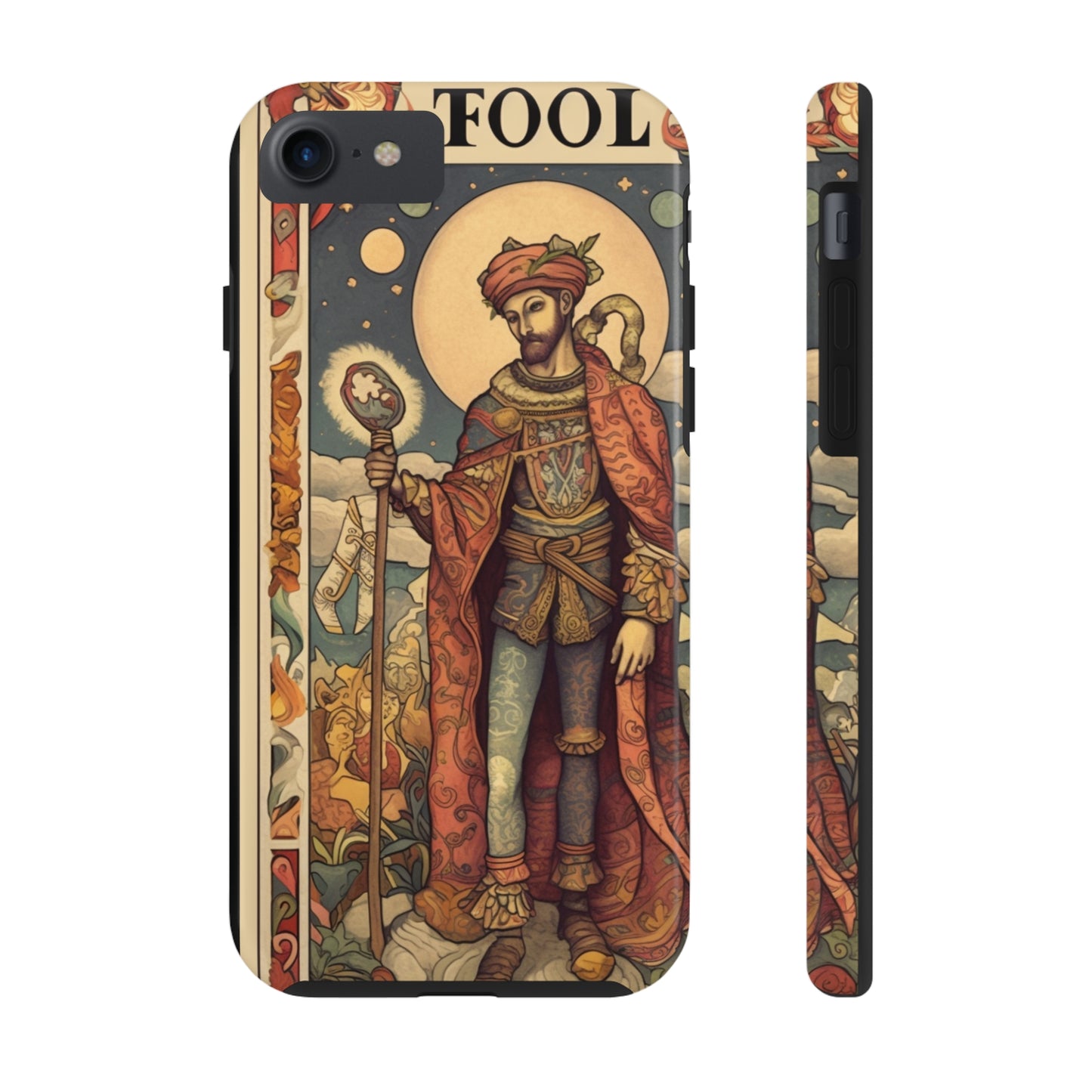 Expressive Tarot - 'The Fool' Card Artistic Reading Symbol - Tough Phone Cases