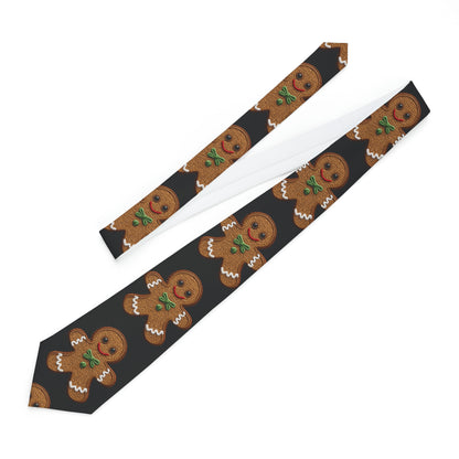 Chenille Gingerbread Cookie: Christmas - Necktie