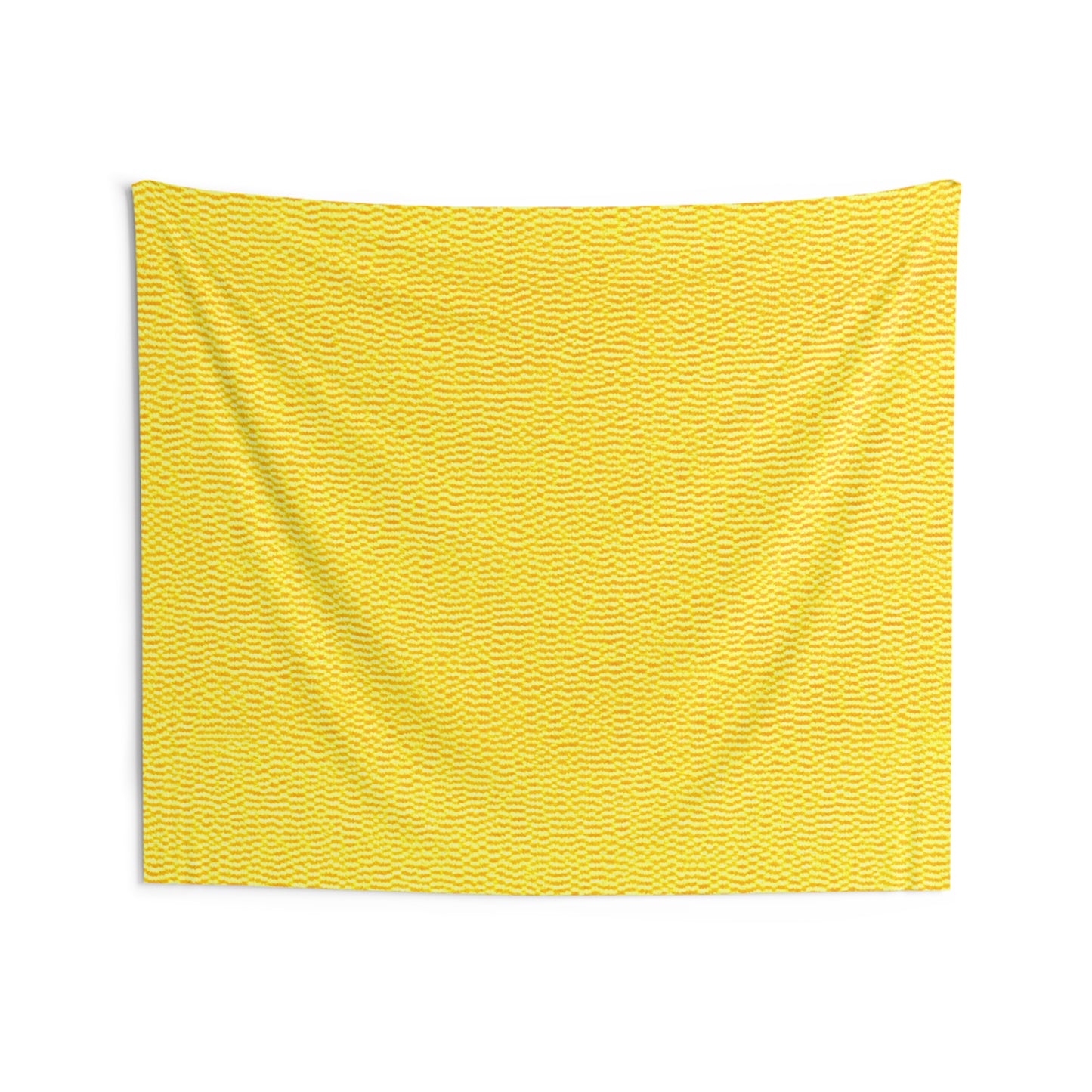 Sunshine Yellow Lemon: tela alegre, inspirada en el denim - Tapices de pared para interiores 