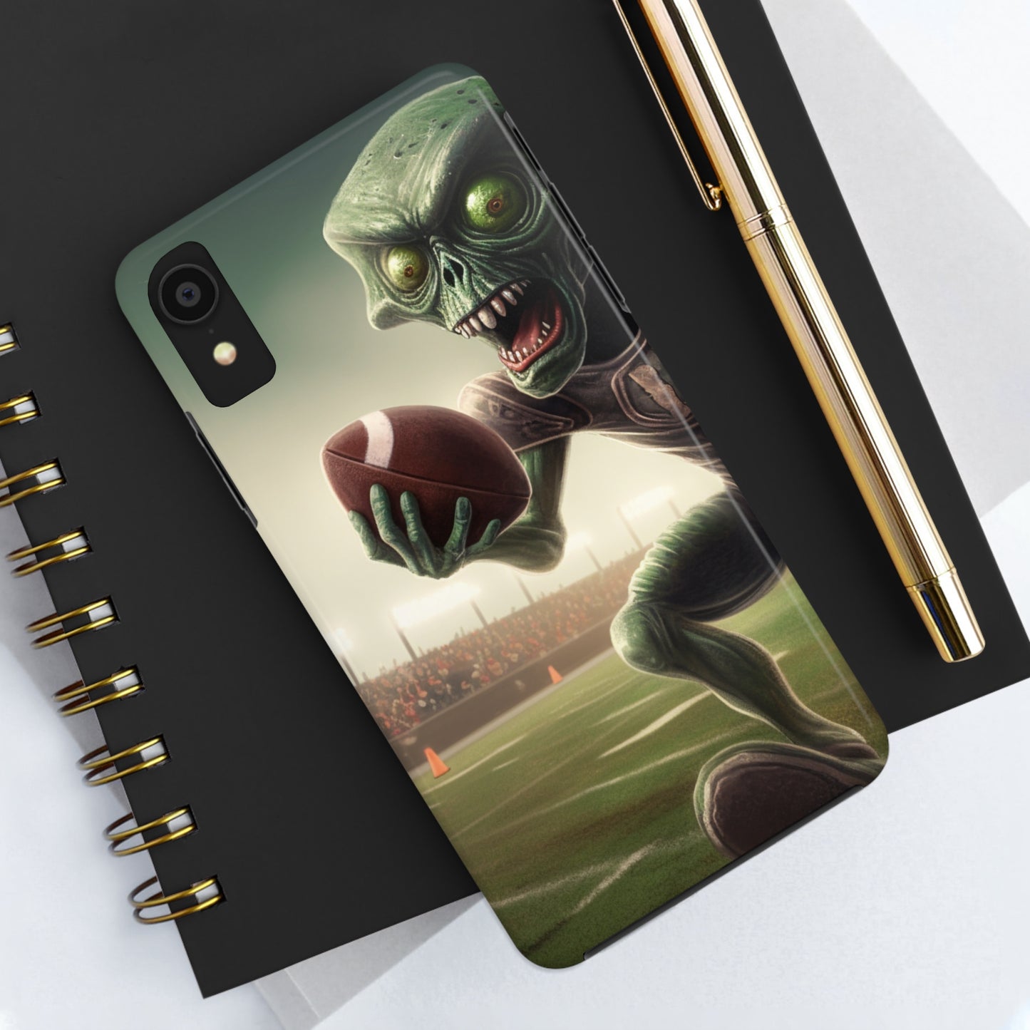 Alien Football Space Sport Game Stadium Athlete Galaxy Player - Tough Phone Cases