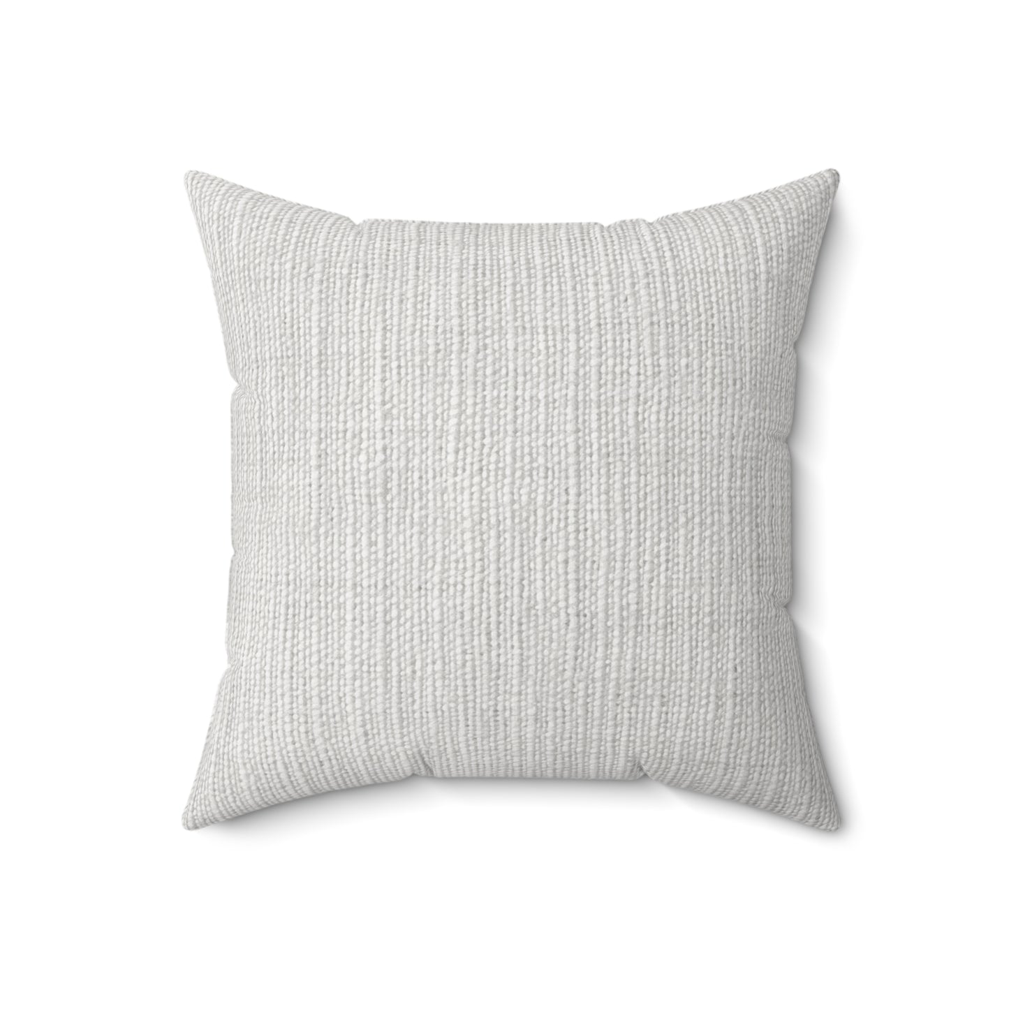 Chic White Denim-Style Fabric, Luxurious & Stylish Material - Spun Polyester Square Pillow