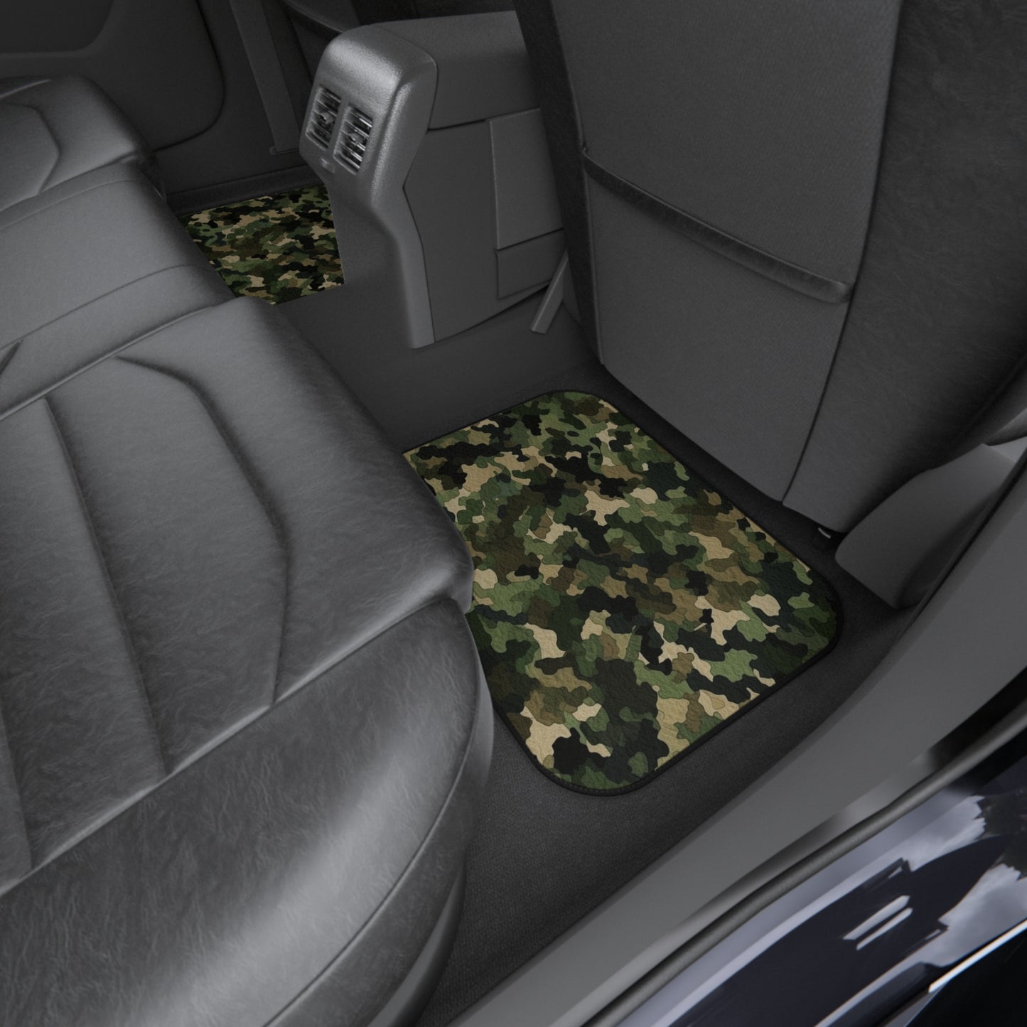 Camuflaje clásico | Envoltura de camuflaje | Camuflaje Tradicional - Alfombrillas Coche (Set de 4) 