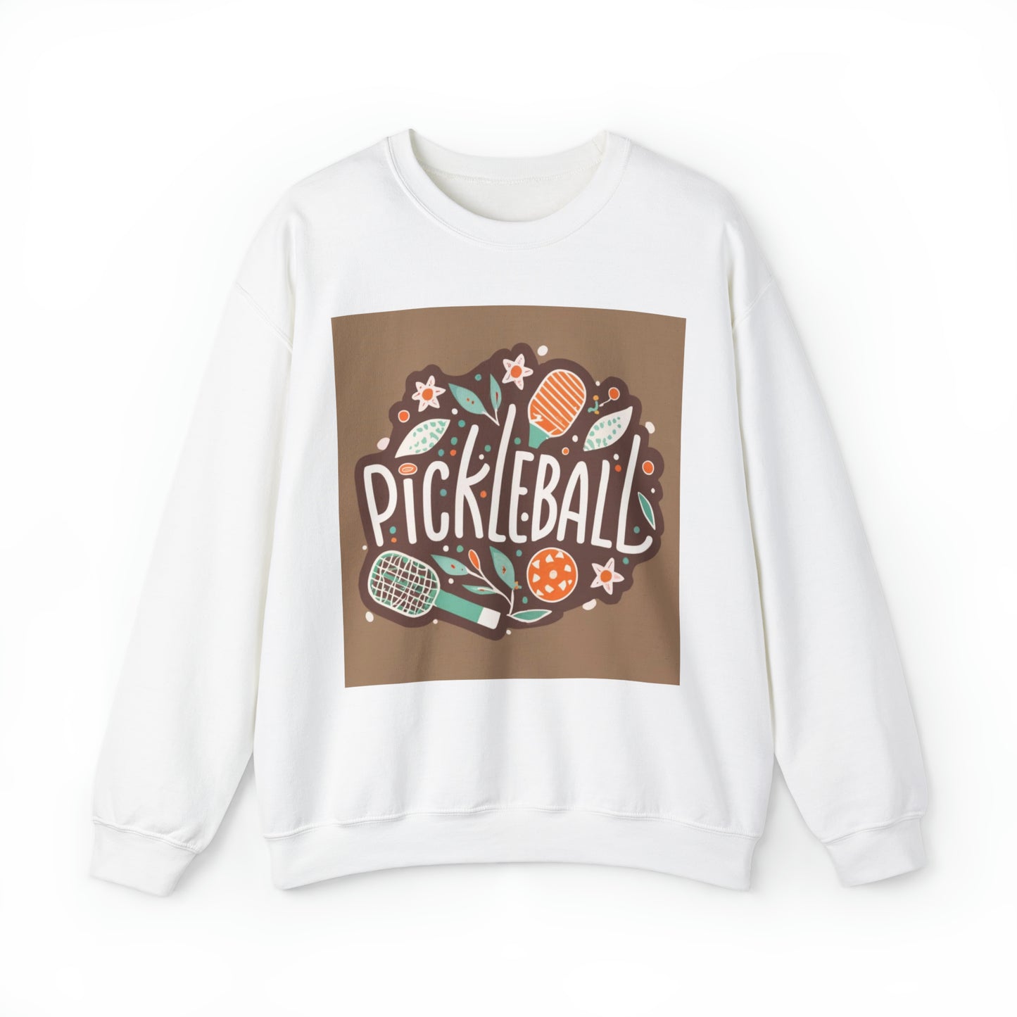 Pickleball Boho グラフィック - スポーツ ギフト - ユニセックス ヘビー ブレンド™ クルーネック スウェットシャツ