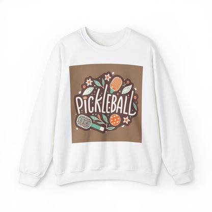 Pickleball Boho Graphic - Sport Gift - Unisex Heavy Blend™ Crewneck Sweatshirt