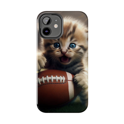 Football Kitten Touchdown: el juego deportivo ganador de Tabby - Estuches resistentes para teléfonos