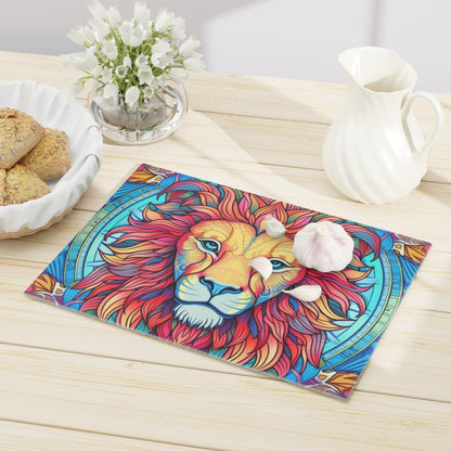 Astrological Leo - Cosmic Zodiac Constellation, Lion Symbol Art - Cutting Board