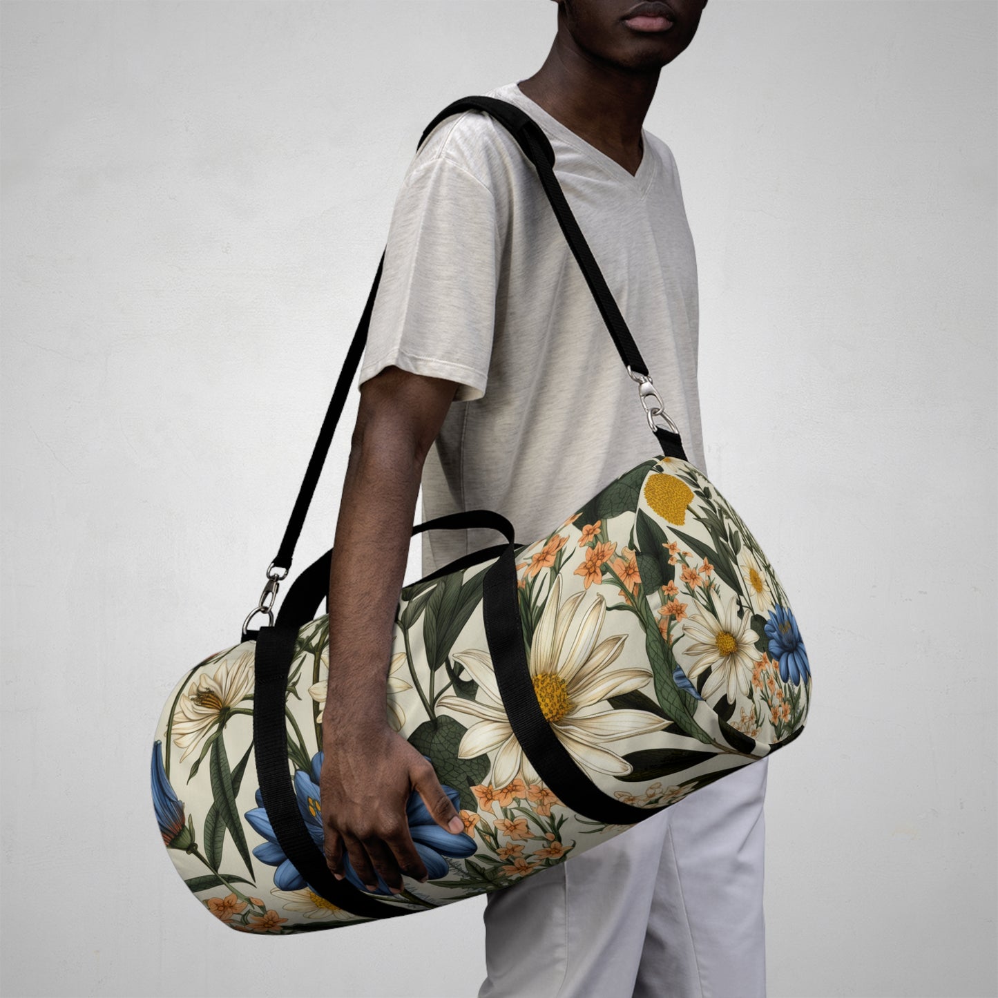 Botanical Illustration Flowers & Plants Design Duffel Bag