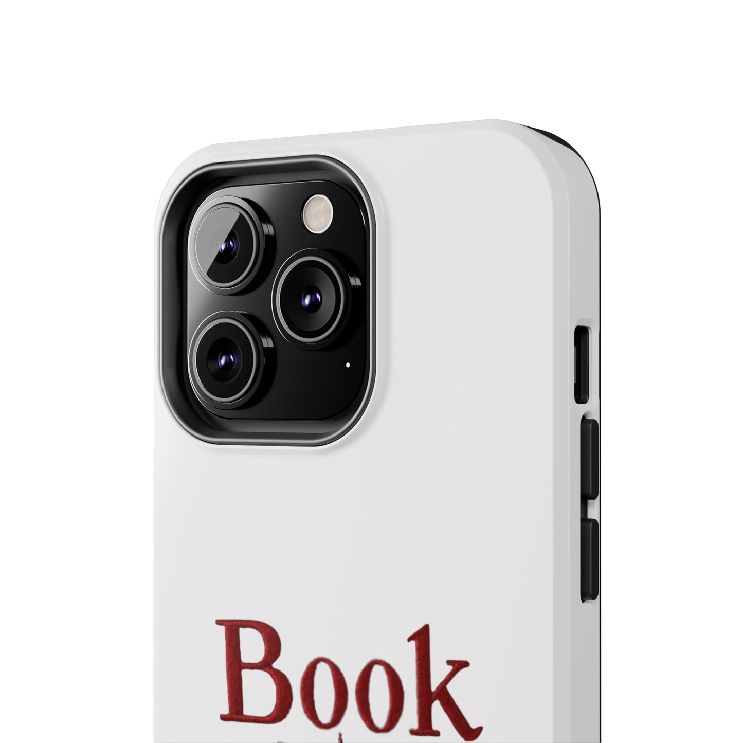 Open Book Embroidery Art: Book Lover Text for Avid Readers - Tough Phone Cases