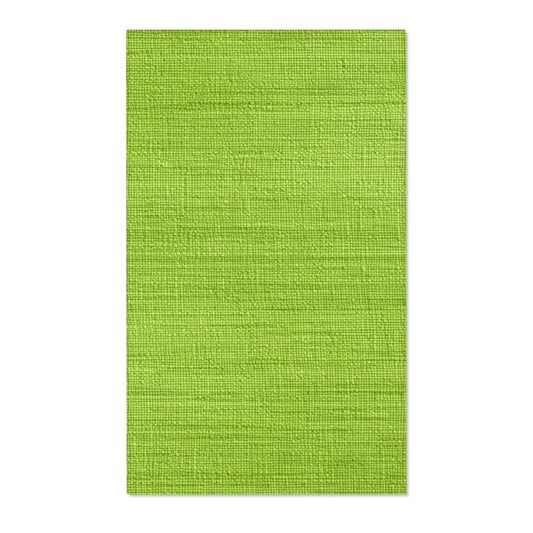 Lush Grass Neon Green: Denim-Inspired, Springtime Fabric Style - Area Rugs