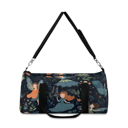 Enchanting Fairy Tale Pattern - Vibrant & Magical Fairies - Duffel Bag