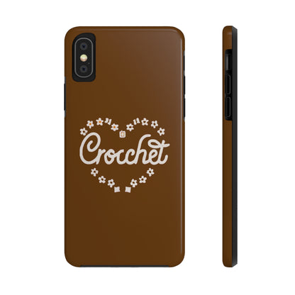 Crochet Heart Hobby Passion Gift Love Design - Tough Phone Cases