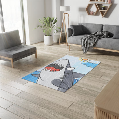 Shark Jaw Teeth Attack Ocean Sea Creature Dobby Rug