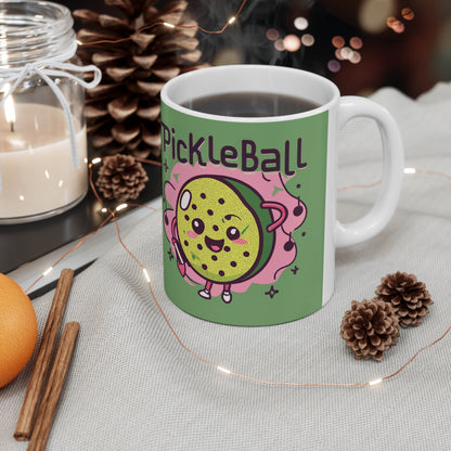 Pickleball kawaii - Sport Anime - Taza de cerámica 11oz 