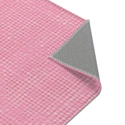 Pastel Rose Pink: Denim-Inspired, Refreshing Fabric Design - Area Rugs