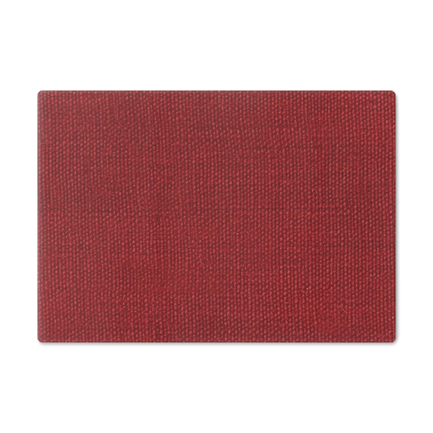 Bold Ruby Red: Denim-Inspired, Passionate Fabric Style - Cutting Board