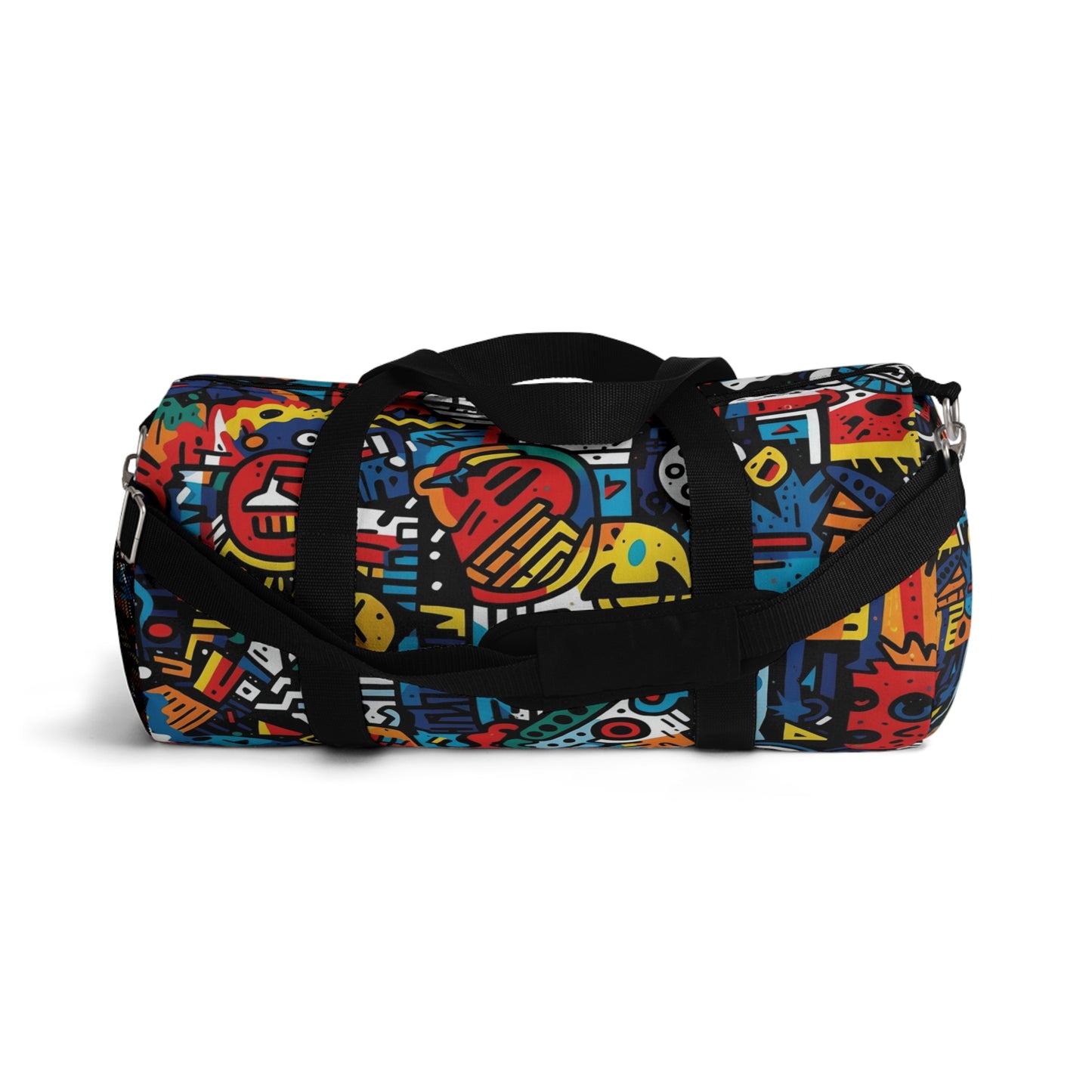 Street Art Inspired Bold Graffiti & Urban Motifs Design Duffel Bag