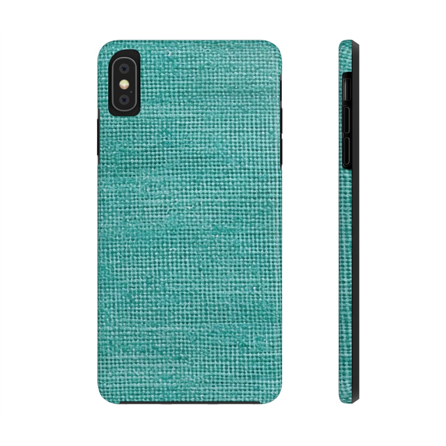 Quality Mint Turquoise Denim Fabric Deisgn, Stylish Material - Tough Phone Cases