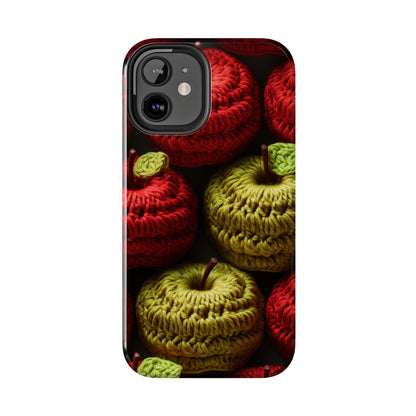 Crochet Apple Amigurumi - Big American Red Apples - Healthy Fruit Snack Design - Tough Phone Cases