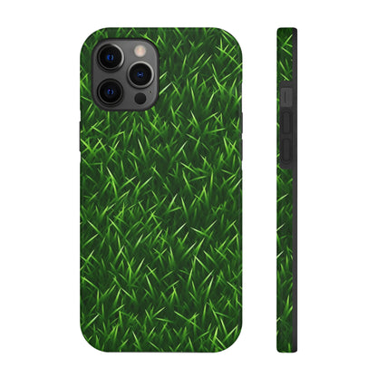 Touch Grass Indoor Style Outdoor Green Artificial Grass Turf - Tough Phone Cases