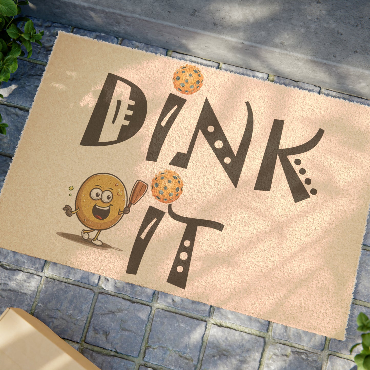 Pickleball Dink It: Sport Strategy Game Style - Gift Enthusiasts & Players - Door Coir Mat