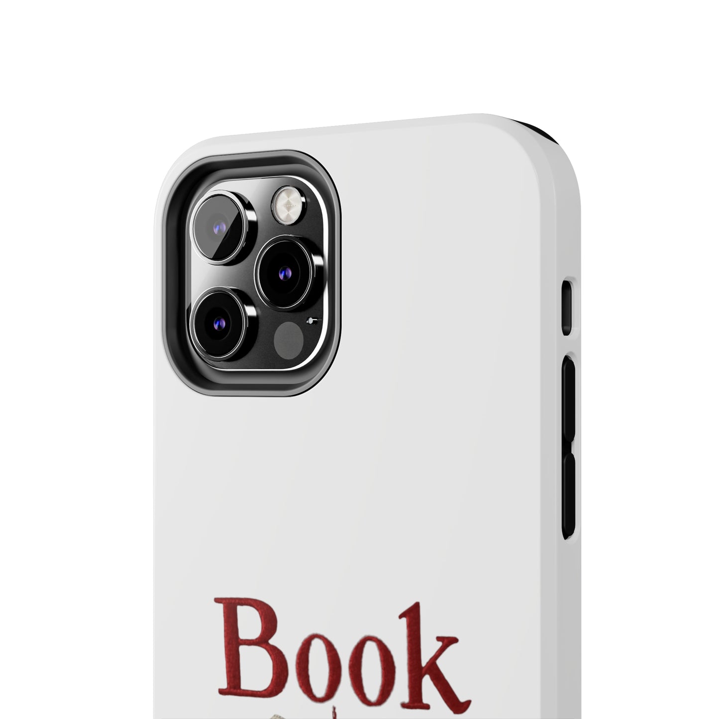 Open Book Embroidery Art: Book Lover Text for Avid Readers - Tough Phone Cases