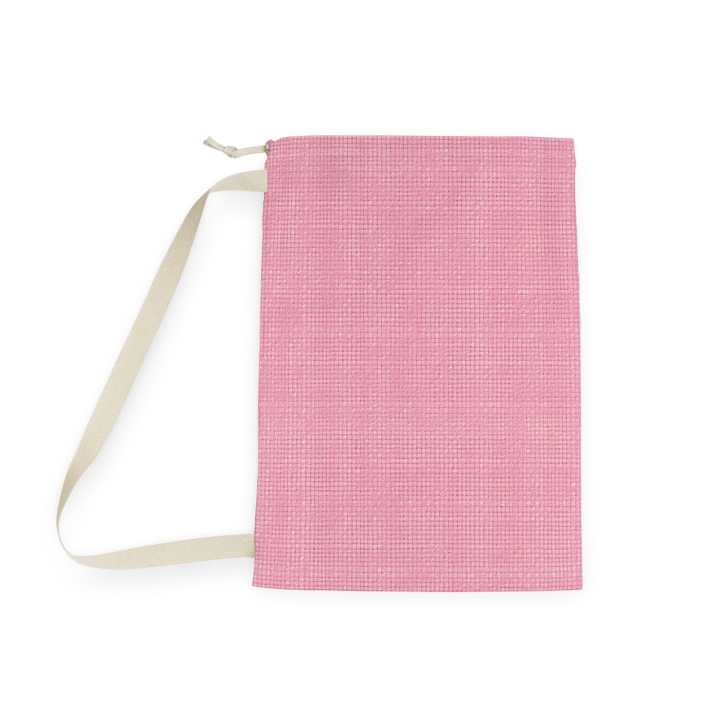 Pastel Rose Pink: Denim-Inspired, Refreshing Fabric Design - Laundry Bag