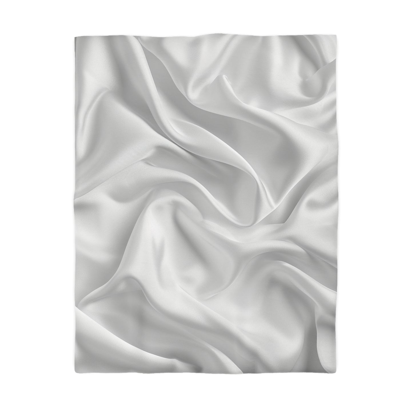 White Silk, Microfiber Duvet Cover