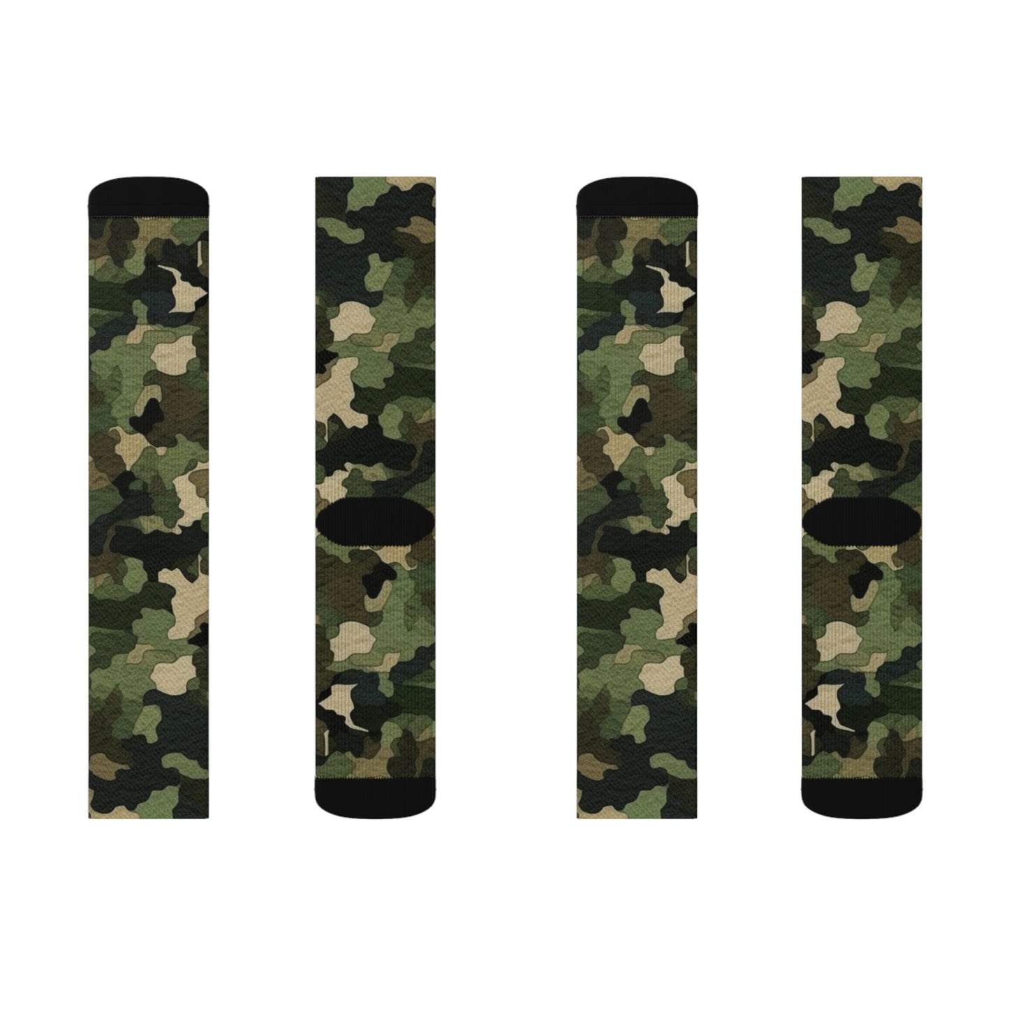 Classic Camo | Camouflage Wrap | Traditional Camo - Sublimation Socks