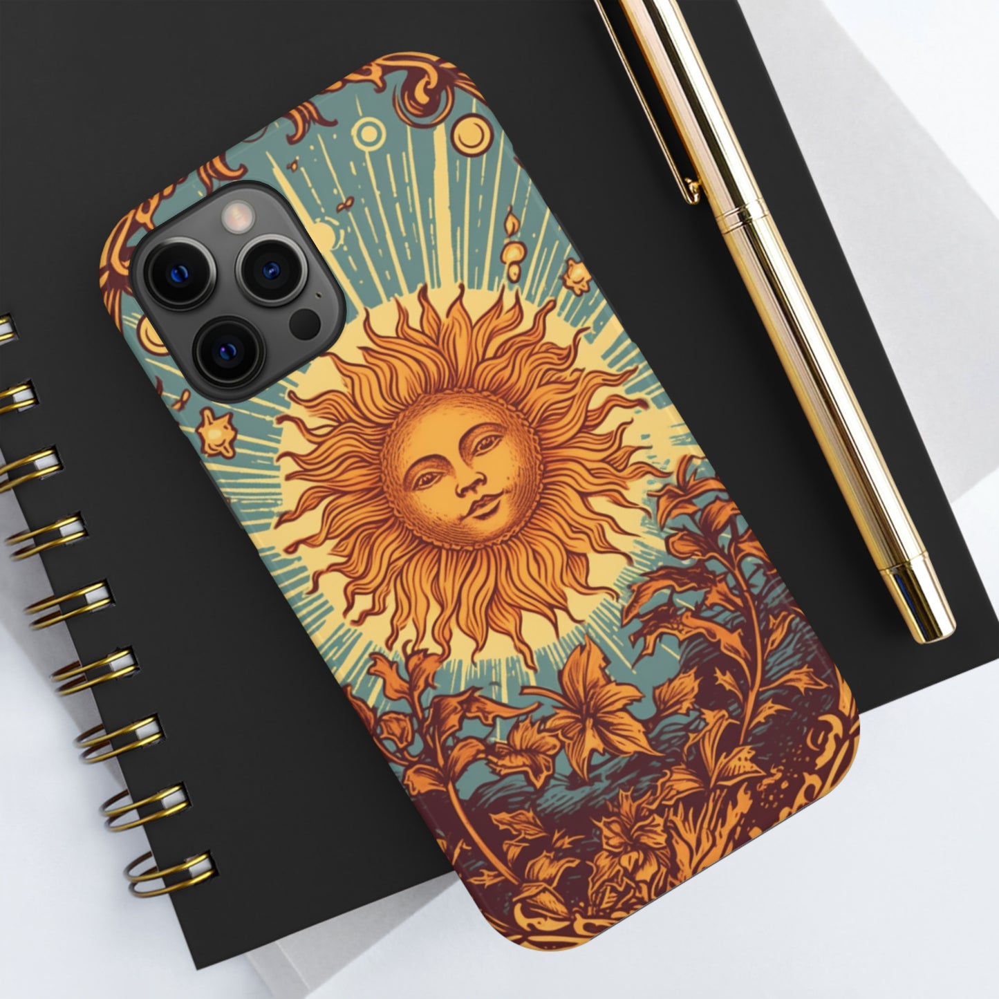 Sun Tarot Card Symbol of Growth, Life, and Radiance - Tough Phone Cases