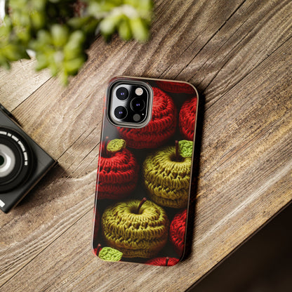 Crochet Apple Amigurumi - Big American Red Apples - Healthy Fruit Snack Design - Tough Phone Cases