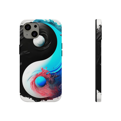 Yin Yang Symbol, Colorful Paint Style - Artistic Decor - Tough Phone Cases