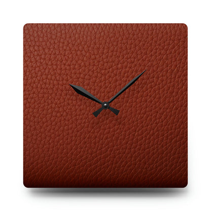 Leather Design - Acrylic Wall Clock