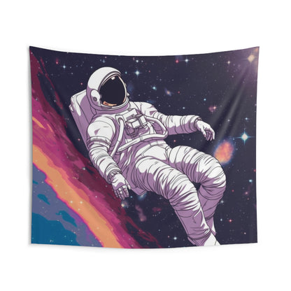 Astro Pioneer - Star-filled Galaxy Illustration - Indoor Wall Tapestries