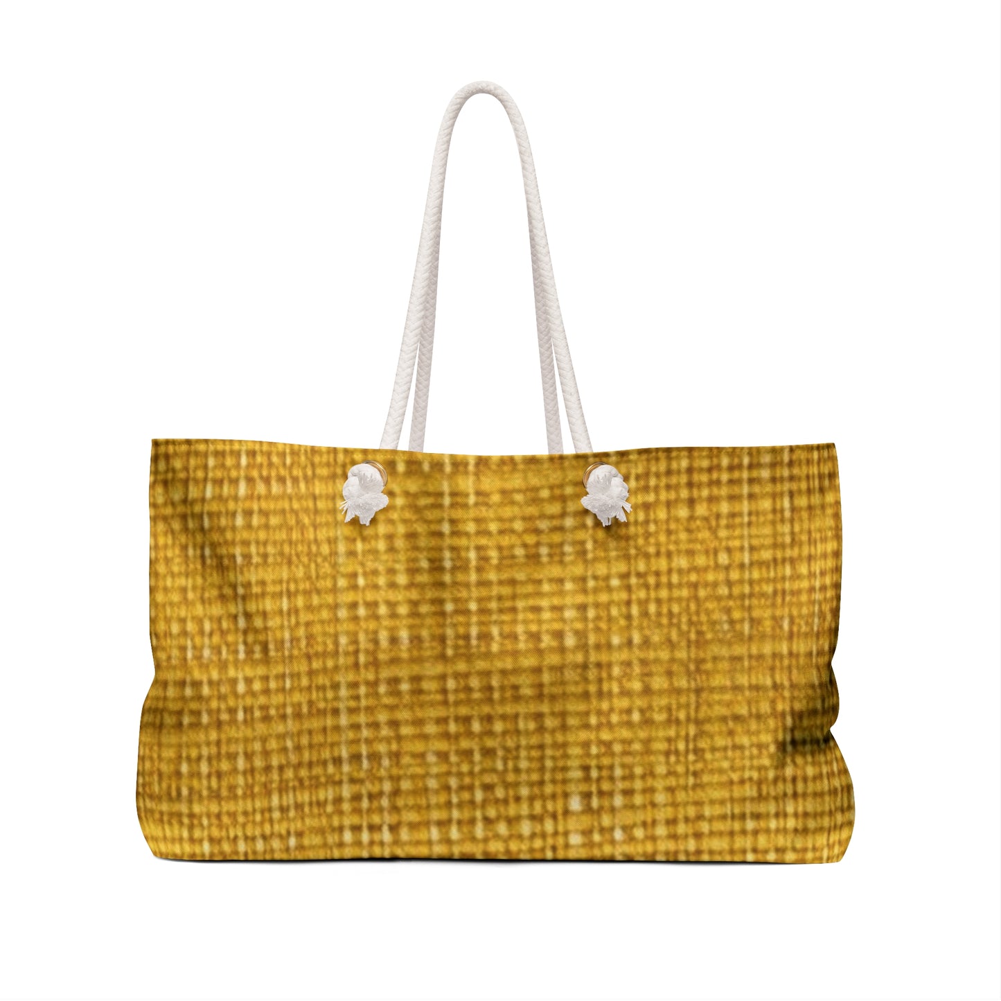 Radiant Sunny Yellow: tela de verano inspirada en la mezclilla - Bolso de fin de semana 