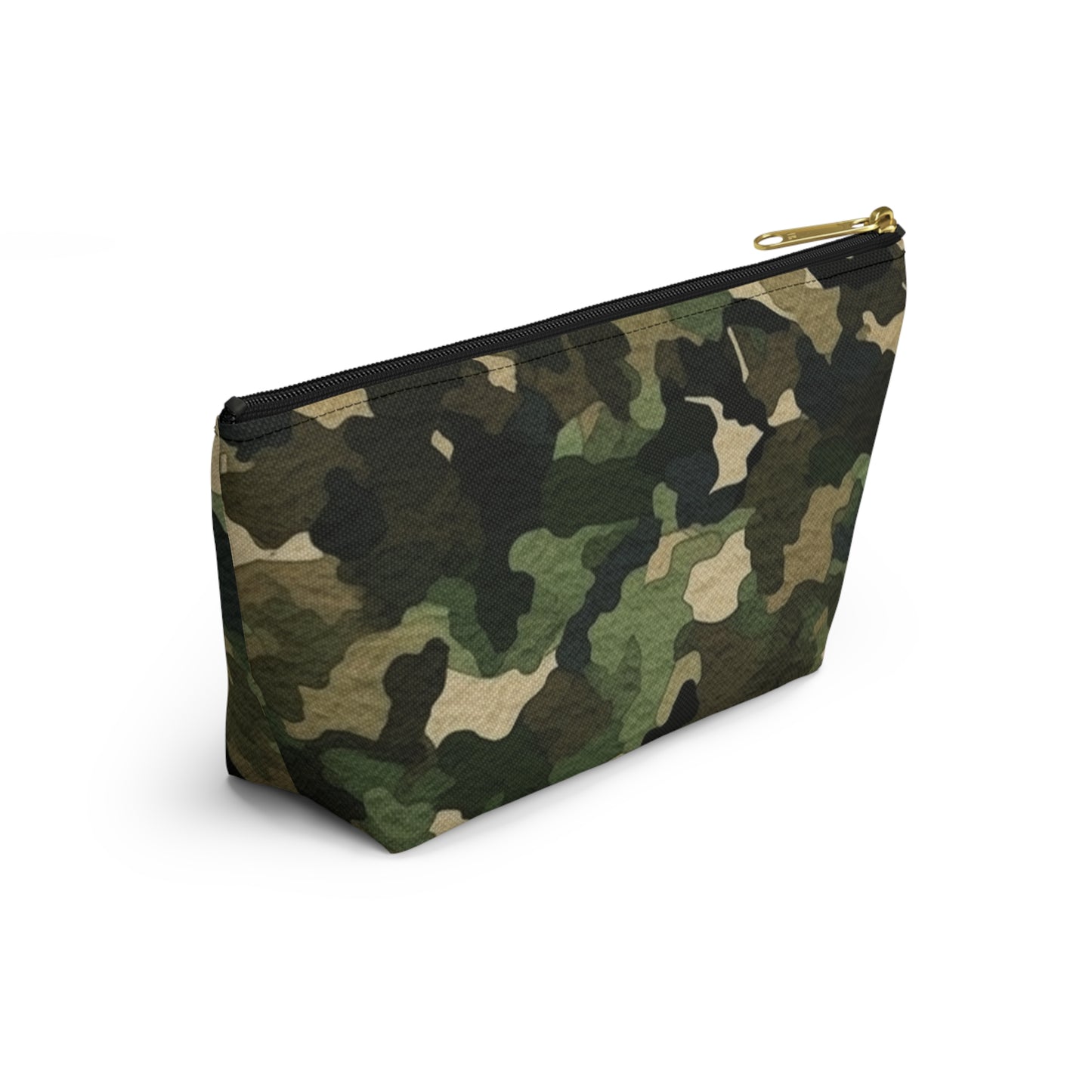 Classic Camo | Camouflage Wrap | Traditional Camo - Accessory Pouch w T-bottom