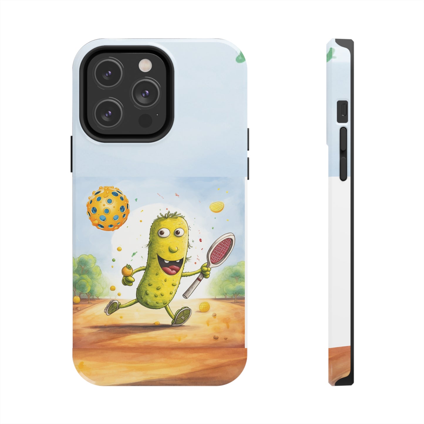 Pickleball Play: Pickle Sport Action Game, Fast Dink Ball - Tough Phone Cases