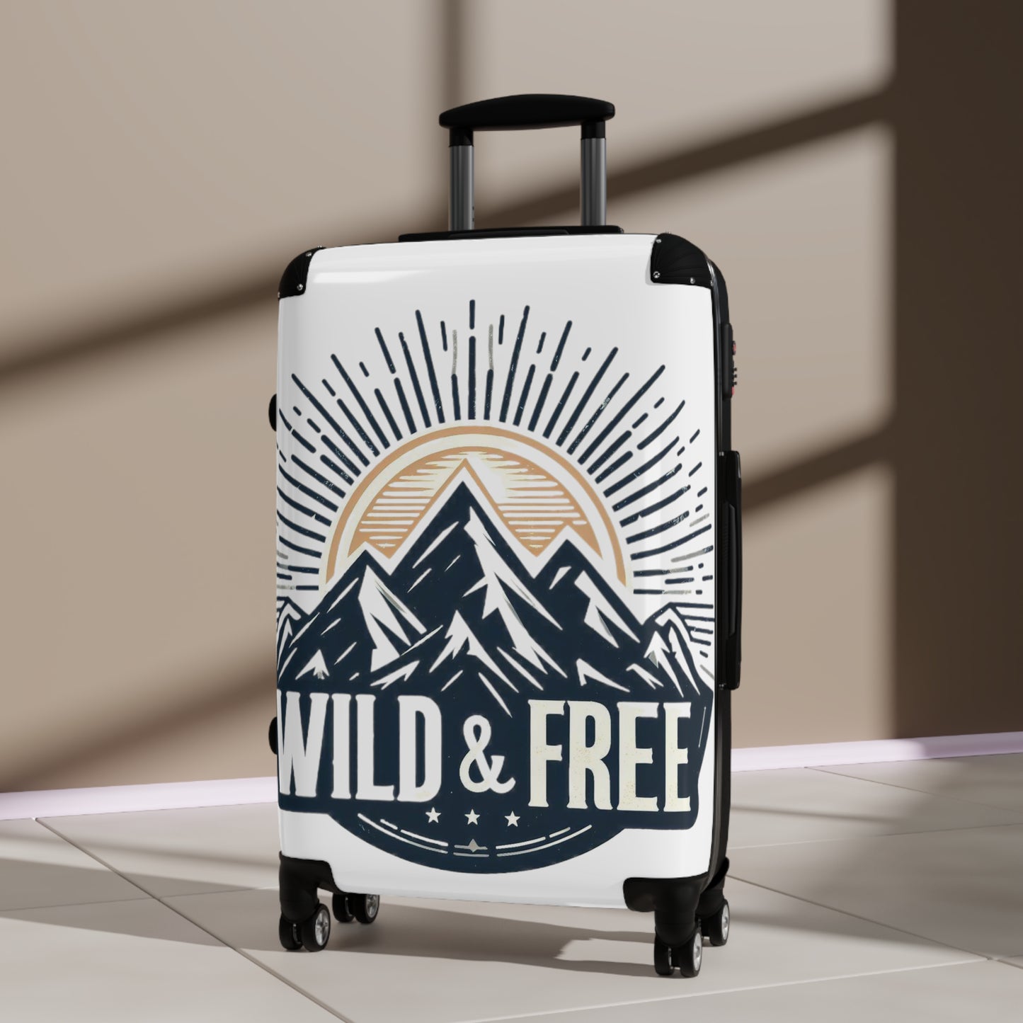 Wild and Free - Outdoor Adventure - Suitcase