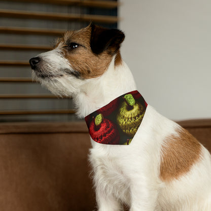 Crochet Apple Amigurumi - Big American Red Apples - Healthy Fruit Snack Design - Pet Bandana Collar