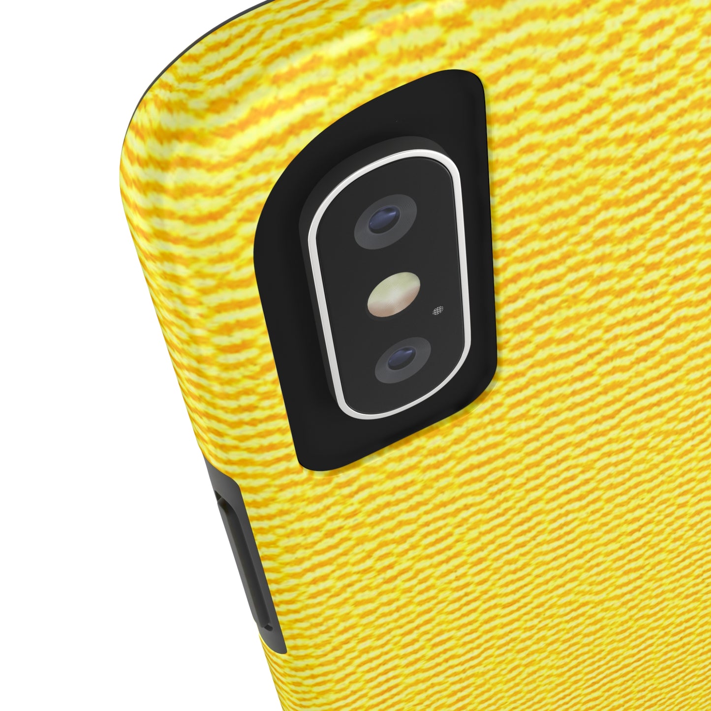 Sunshine Yellow Lemon: Denim-Inspired, Cheerful Fabric - Tough Phone Cases